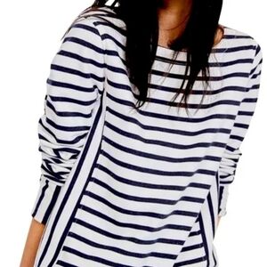 Banana Republic Navy Striped Sweater